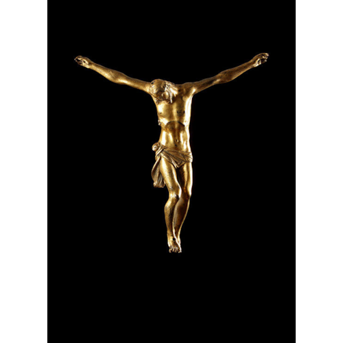 Italian Florentine Gilt Bronze of the Crucified Christ